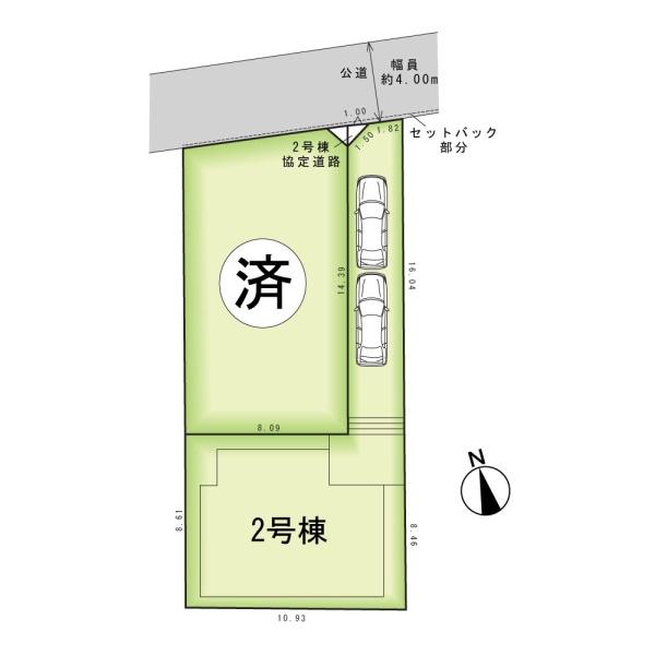 市川市北方２丁目の新築一戸建