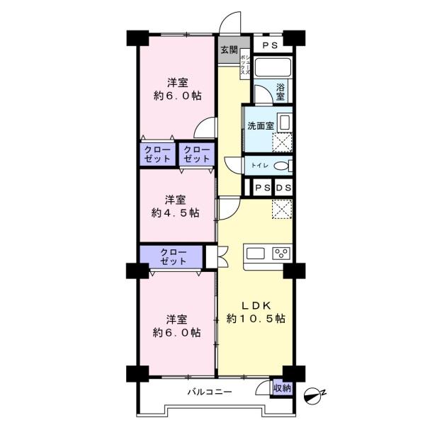 京成サンコーポ勝田台E棟