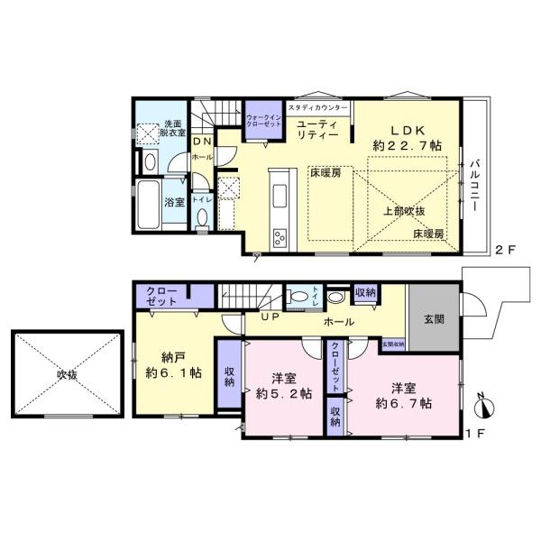 市川市平田２丁目の新築一戸建