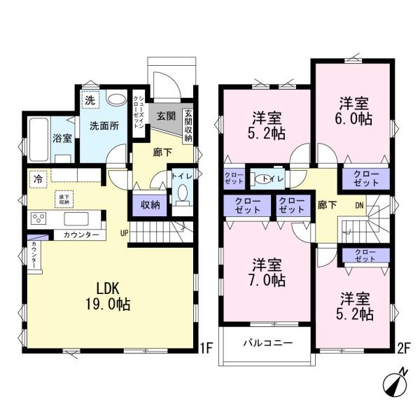 柏市西原5丁目の新築一戸建