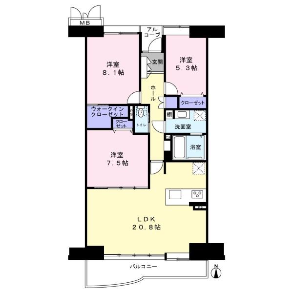 谷津パークタウン三番街
