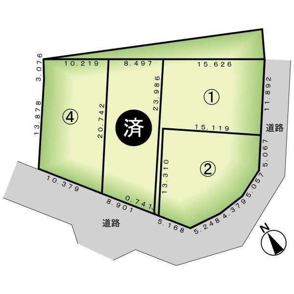 松戸市上本郷の売土地