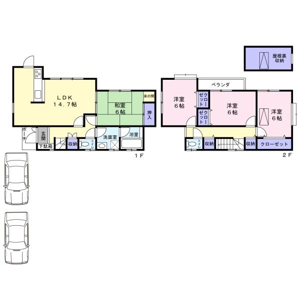 千葉市稲毛区作草部町の中古一戸建