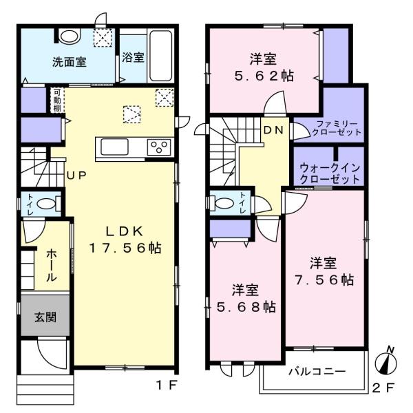 市川市北方町４丁目の新築一戸建