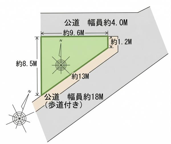 鎌ケ谷市東道野辺４丁目の売土地