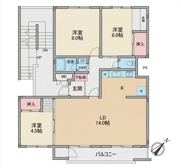 牡鹿台ハイツ11号棟