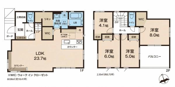 鎌ケ谷市東初富２丁目の新築一戸建