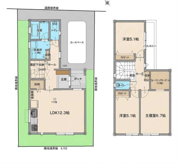 船橋市八木が谷２丁目の新築一戸建