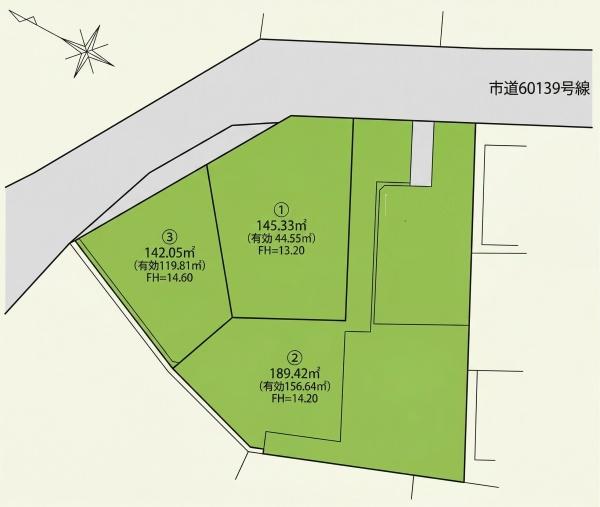柏市永楽台２丁目の売土地