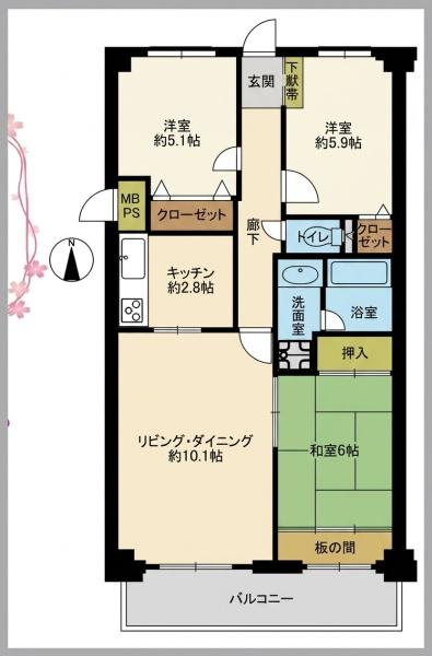 ライオンズマンション蘇我・青葉の森公園二番館