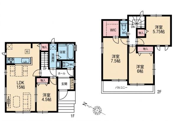 鎌ケ谷市丸山２丁目の新築一戸建