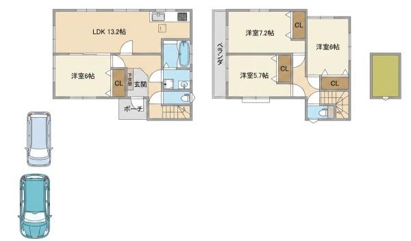 柏市篠籠田の中古一戸建