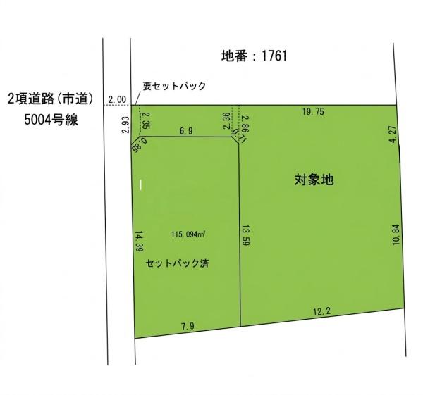 市川市市川２丁目の売土地