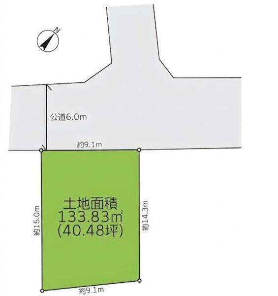 柏市南逆井２丁目の土地
