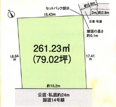 市川市新田５丁目の売土地