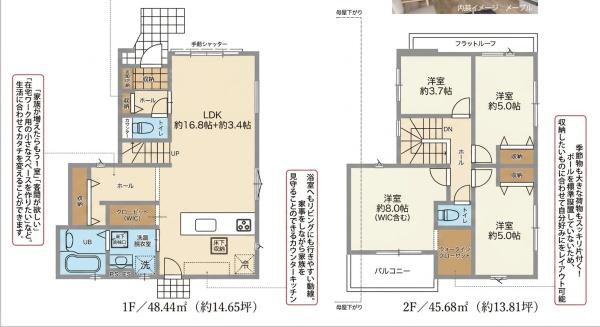 柏市中原1丁目の新築一戸建