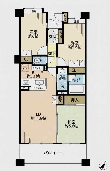 サンクレイドル薬園台弐番館