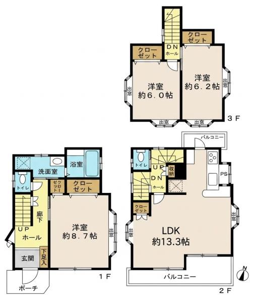船橋市二宮１丁目の中古一戸建