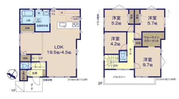 鎌ケ谷市東道野辺３丁目の新築一戸建