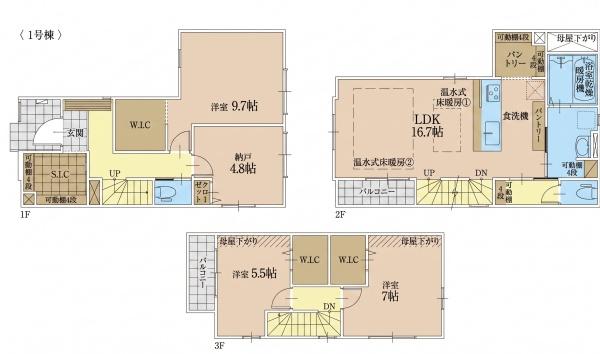 市川市田尻５丁目の新築一戸建