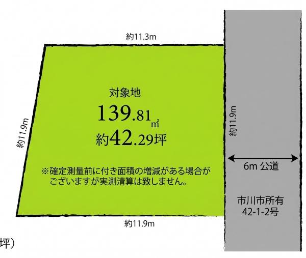 市川市北国分１丁目の売土地