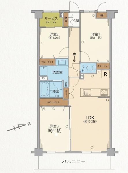 藤和ライブタウン松戸新八柱Ⅲ