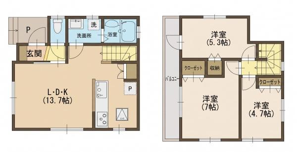 松戸市西馬橋３丁目の新築一戸建