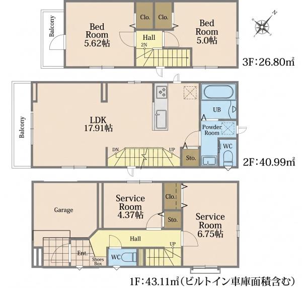 市川市末広2丁目の新築一戸建