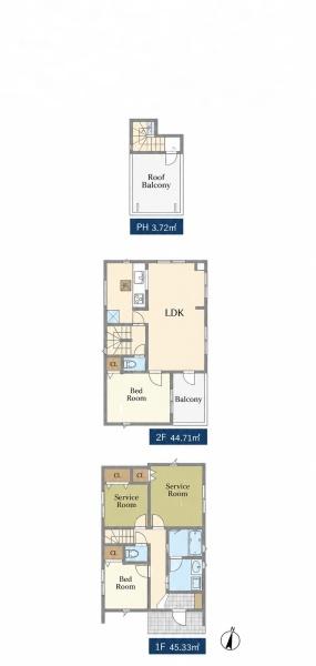 市川市北方２丁目の新築一戸建