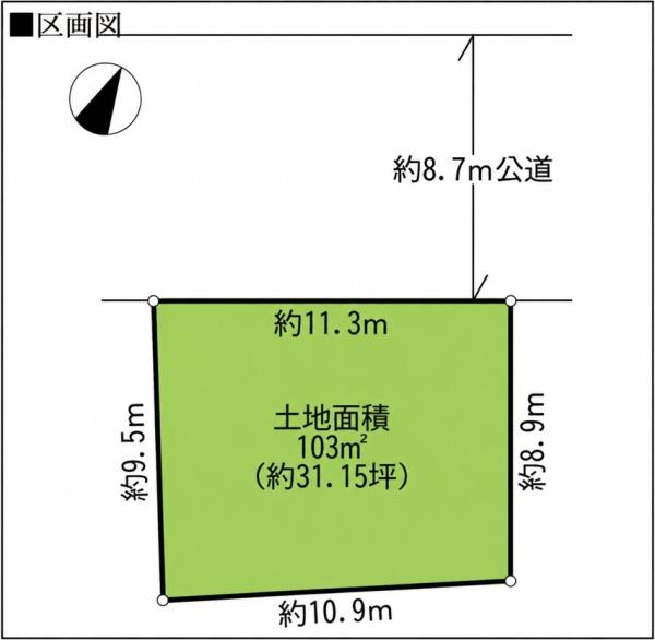 千葉市稲毛区稲毛３丁目の売土地