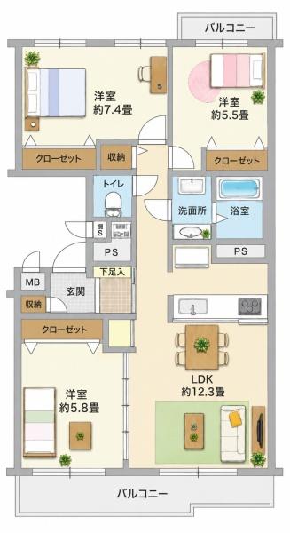 第二検見川ハウス3号棟
