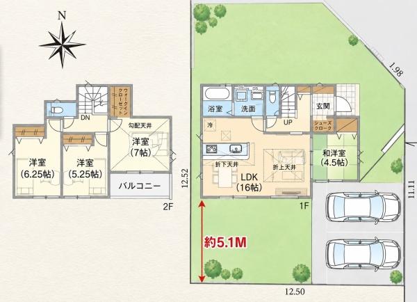 船橋市松が丘２丁目の新築一戸建