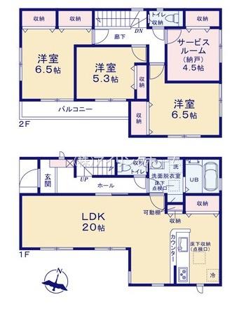 市川市原木４丁目の新築一戸建