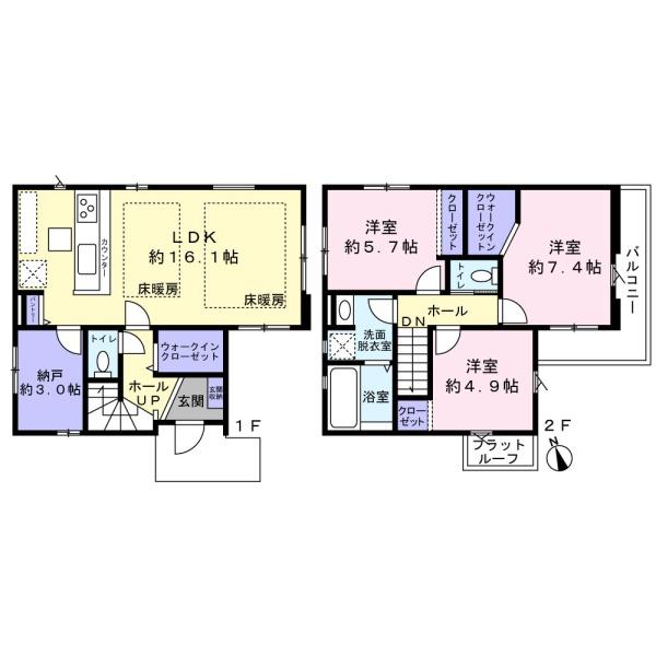 市川市北国分２丁目の新築一戸建