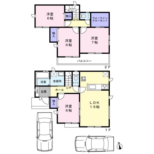 八千代市勝田台北２丁目の新築一戸建