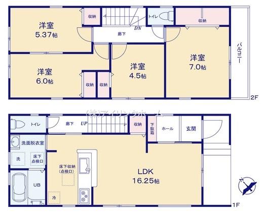 千葉市美浜区真砂４丁目の新築一戸建