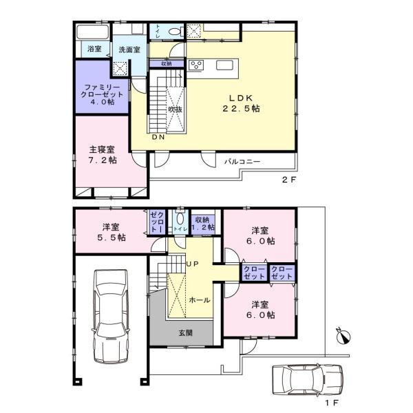 船橋高根台建築条件無し売地