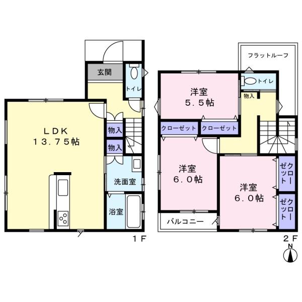 船橋市田喜野井６丁目の新築一戸建