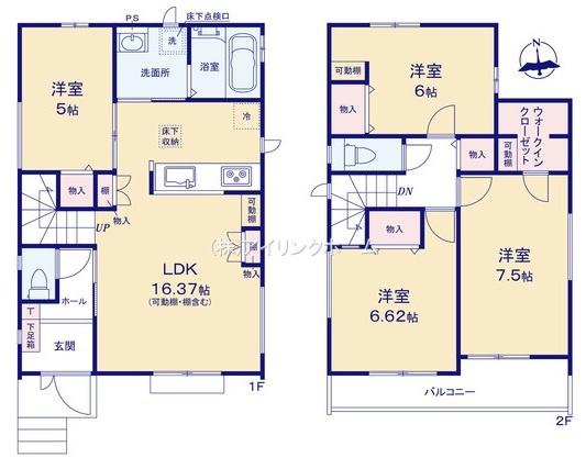 船橋市三咲５丁目の新築一戸建