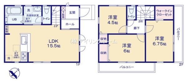 船橋市田喜野井２丁目の新築一戸建