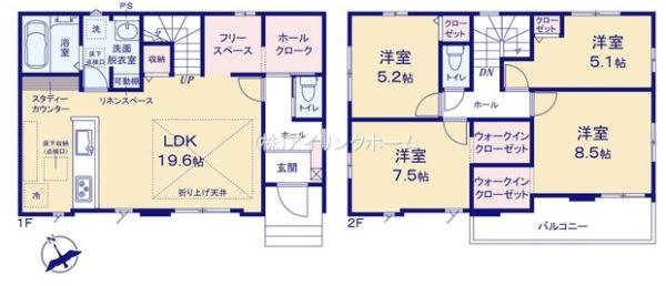 船橋市咲が丘１丁目の新築一戸建