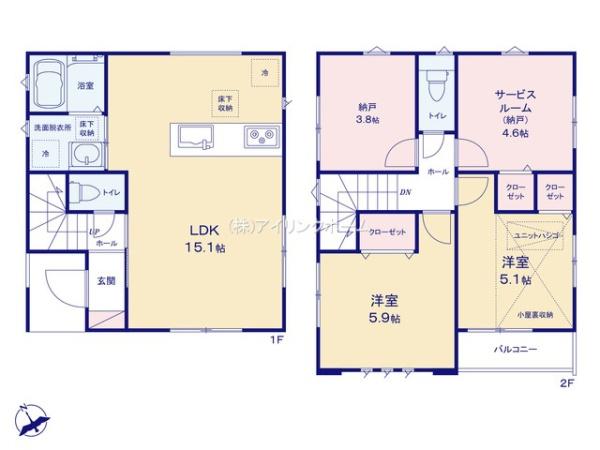 市川市南八幡１丁目の新築一戸建