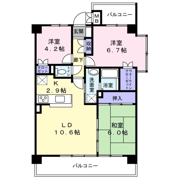 ペルル谷津駅前
