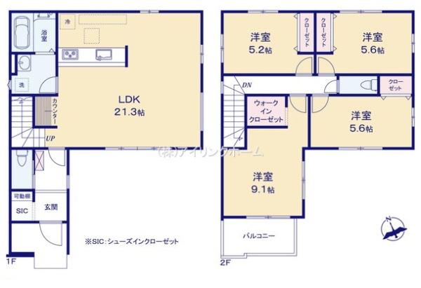 鎌ケ谷市西佐津間２丁目の新築一戸建