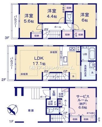 市川市妙典３丁目の新築一戸建