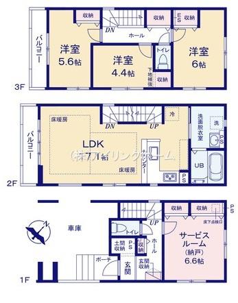 市川市妙典３丁目の新築一戸建