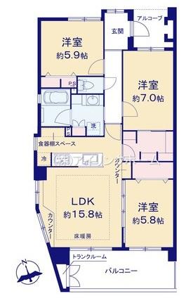 レクセルマンション原木中山