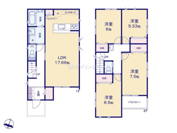 船橋市行田町の新築一戸建
