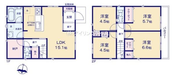 市川市宮久保３丁目の新築一戸建