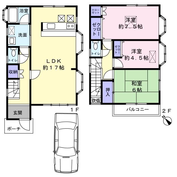 船橋市松が丘４丁目の中古一戸建